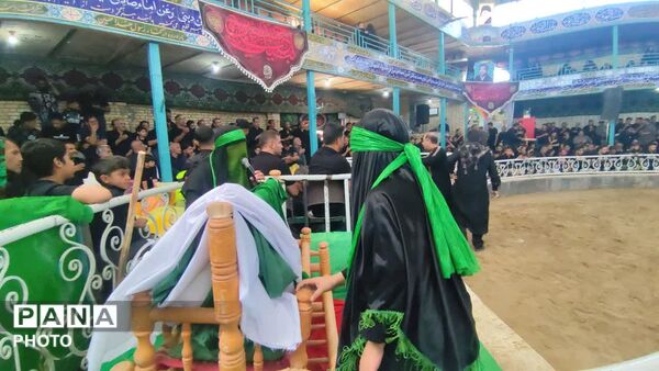 طنین نوای تعزیه خوانی در روستای پیکان اصفهان
