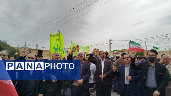 حماسه‌ای دیگر از حضور مردم شهرستان پلدختر 