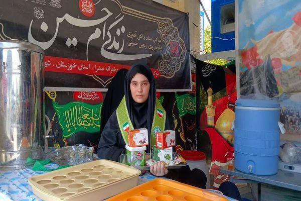 بازدید معاون اردویی گردشگری سازمان دانش‌آموزی از مواکب خوزستان