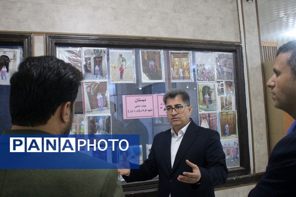 بازدید سرزده نوروزی مدیرکل آموزش و پرورش استان بوشهر از دوایر مختلف اداره‌کل