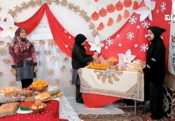 جشن پرشور یلدا در دبستان شهید جلالی دیباج