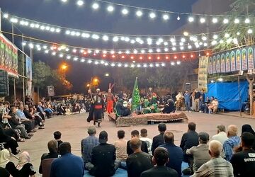 هم‌نوا با داغ نینوا؛ شبی آکنده از شور و ارادت
