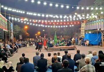هم‌نوا با داغ نینوا؛ شبی آکنده از شور و ارادت