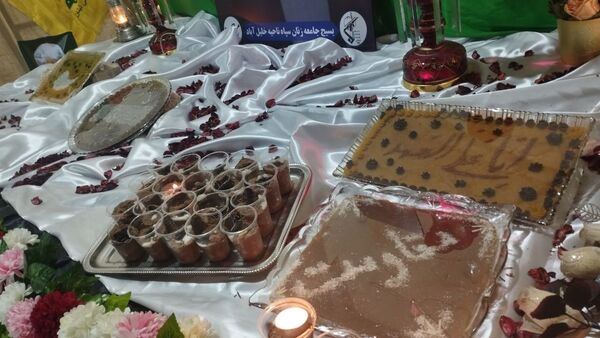 مراسم گرامیداشت شهدای مقاومت و تشیع نمادین پیکر پاک شهید سید حسن نصرالله در خلیل آباد 