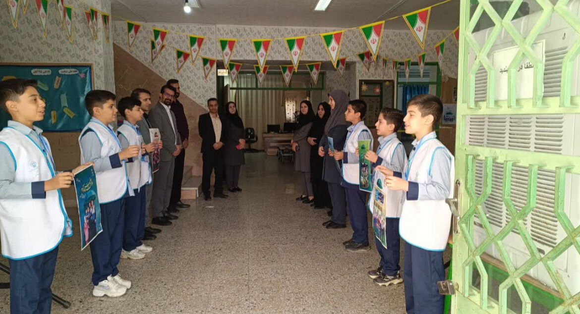 افتتاح اتاق بهداشت در مدرسه جیحون شهرستان خاتم