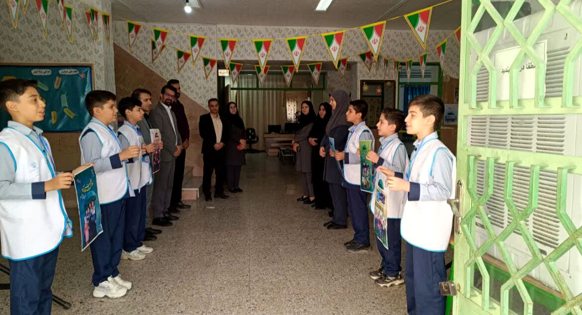 افتتاح اتاق بهداشت در مدرسه جیحون شهرستان خاتم