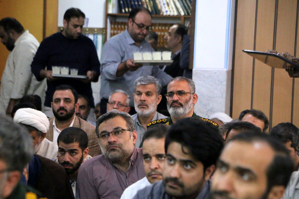 مراسم اربعین شهدای پرواز اردیبهشت در آموزش و پرورش قم