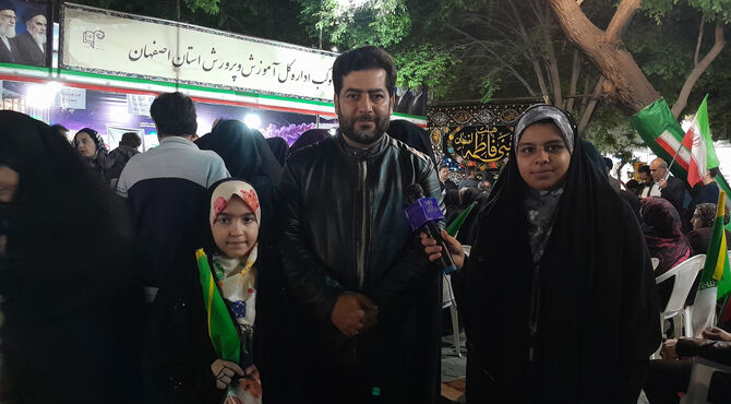 قرار شاهدی‌ها در موکب اداره‌کل آموزش‌وپرورش استان اصفهان