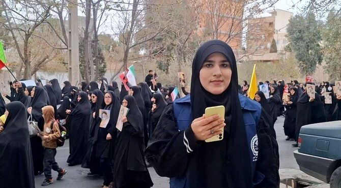 راهپیمایی باشکوه روز قدس در شهرک خاورشهر ناحیه یک شهرری 