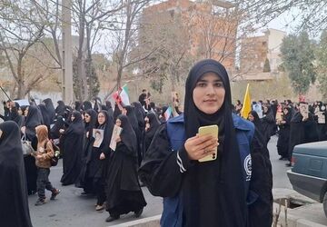 راهپیمایی باشکوه روز قدس در شهرک خاورشهر ناحیه یک شهرری 