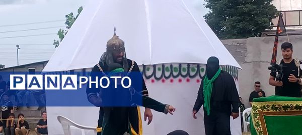 آیین شبیه‌خوانی در شهرستان محمودآباد