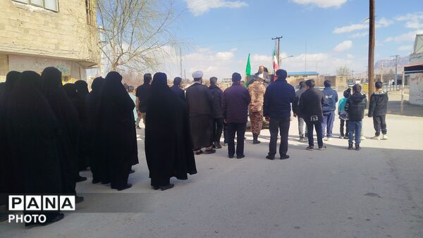 روستای دزک در سوگ ولی امر مسلمین