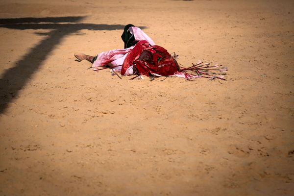 مراسم تعزیه‌خوانی در امامزاده شاه‌کرم اصفهان