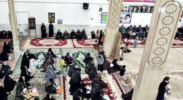 جشن سالروز پیروزی انقلاب اسلامی در  حسینیه روستای مهدی آباد خلیل آباد 