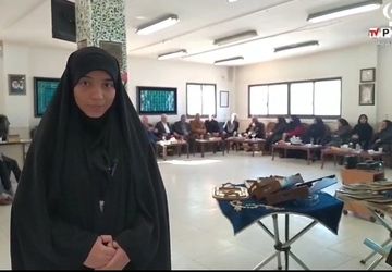  بازدید خیّر حاج محمد حسین کاظمی از هنرستان زنده‌یاد حمیده کاظمی