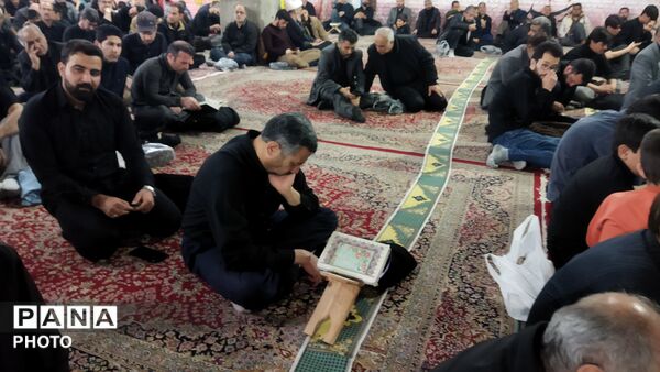 مراسم عزاداری برای شهادت امام خامنه ای در نیشابور 