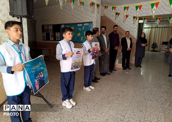 افتتاح اتاق بهداشت در مدرسه جیحون شهرستان خاتم