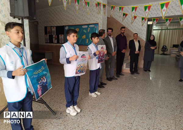 افتتاح اتاق بهداشت در مدرسه جیحون شهرستان خاتم