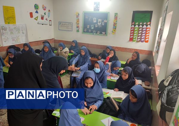 بازید راهبران آموزشی از دبیرستان میثاق منطقه تبادکان مشهد