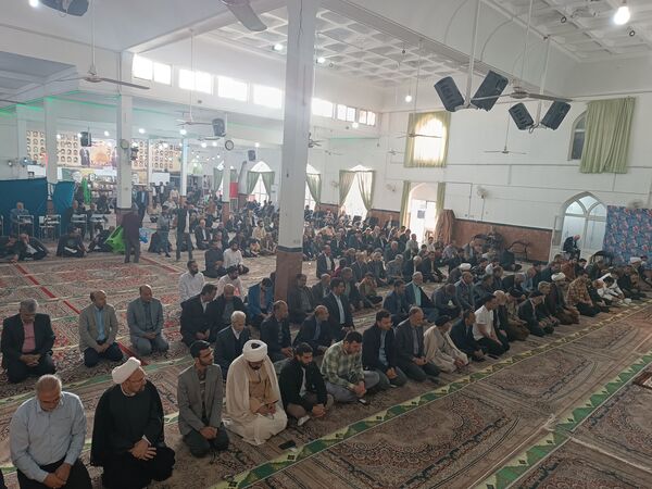 پایان یک ماه بندگی خداوند و نماز عید فطر در گناباد