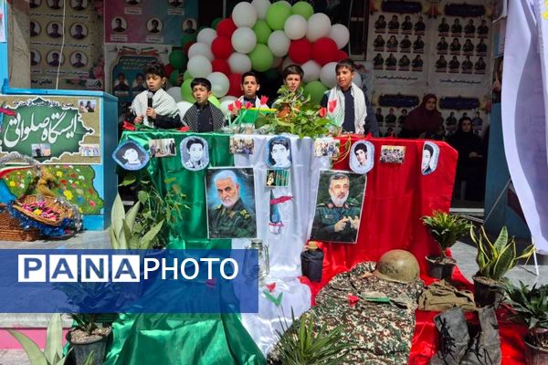 از درس تا دفاع مقدس،دانش آموزان پای کار یاد شهدا با طنین صدای زنگ مقاومت و ایثار 