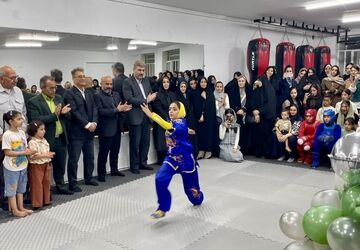 افتتاح آکادمی ورزشی آراز در شهرستان زارچ 
