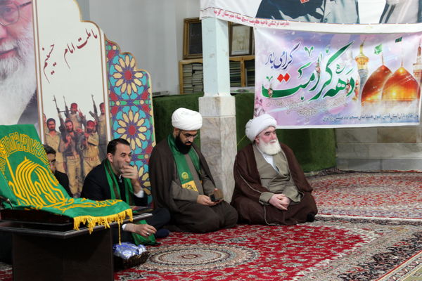 حضور کاروان آستان خورشید در شهر درق