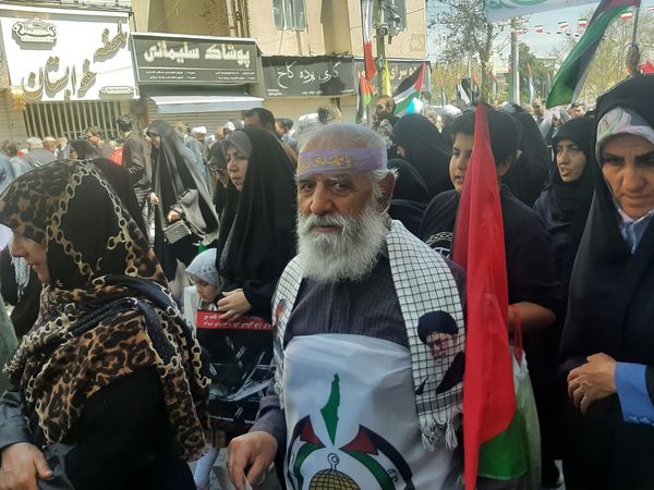 راهپیمایی روز قدس در شهر قزوین 