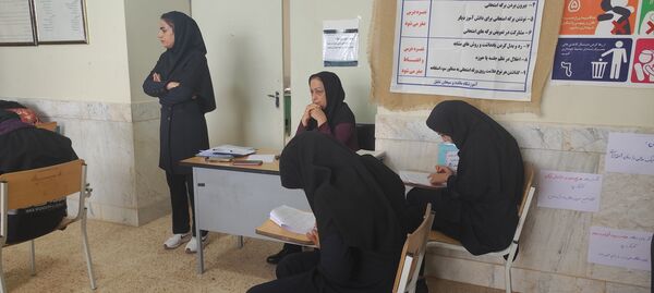 برگزاری امتحانات نوبت اول در آموزشگاه سبحان و مائده شلیل