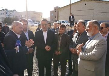 کلنگ‌زنی احداث هنرستان جدید «حاج محمدکریم فضلی» در بیرجند 