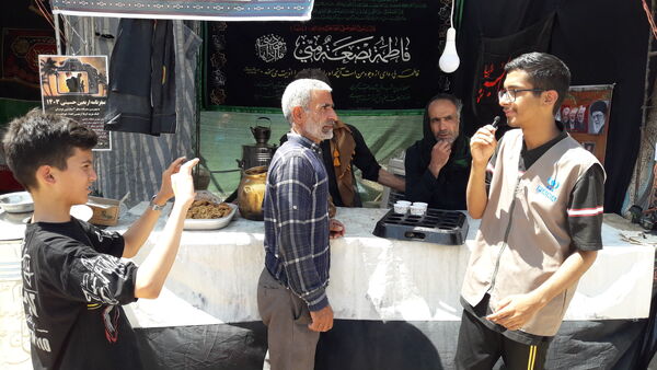 خدمت رسانی موکب امام رضا ( ع ) شهرستان سبزوار در کربلای معلی