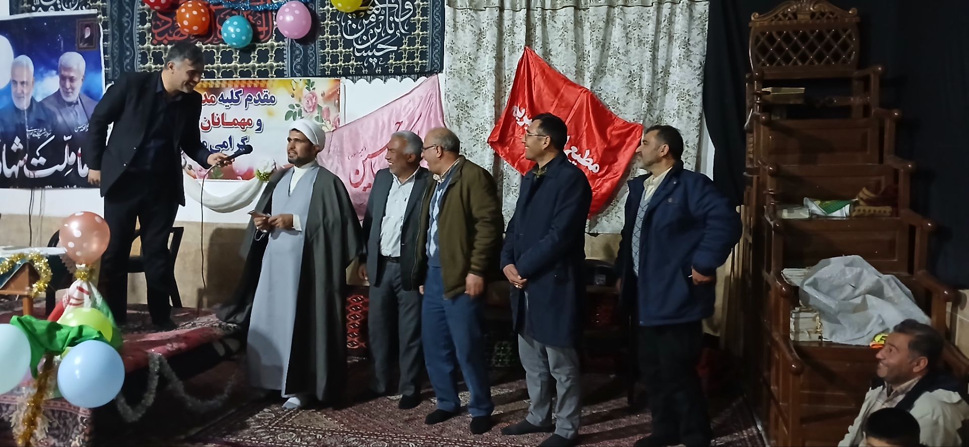 جشن مبعث رسول اکرم (ص) در حسینیه ابوالفضلی حداد در شهر خانلق
