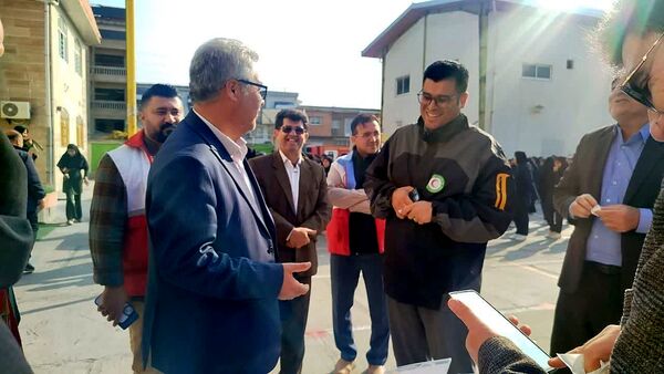 مانور زلزله در دبیرستان شهید بهشتی بندرترکمن