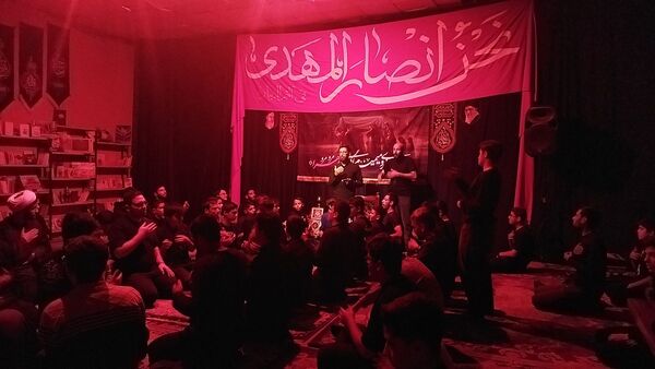 مراسم دهه فاطمیه در هیئت انصار المهدی نیشابور 