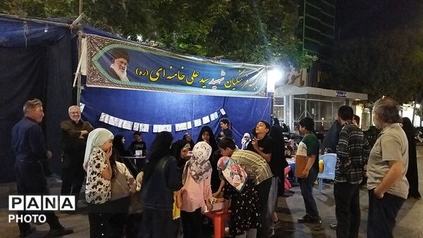 موکب جبهه فرهنگیان نیشابور  در اولین شب ماه  محرم ۱۴۰۵