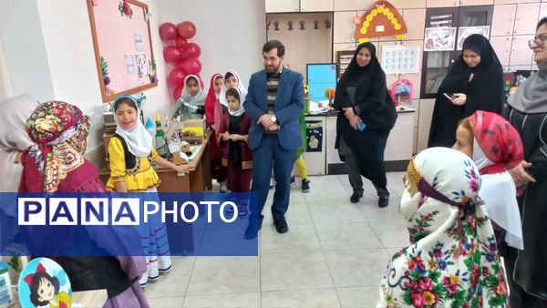 نمایشگاه دست‌سازه‌ها و فعالیت‌های پژوهشی در دبستان آسیه شهرستان ملارد