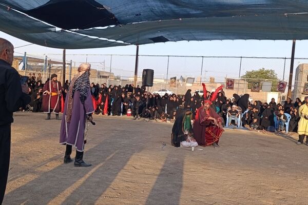  مراسم سنتی شبیه خوانی در آستانه قدمگاه امیرالمومنین (ع) 