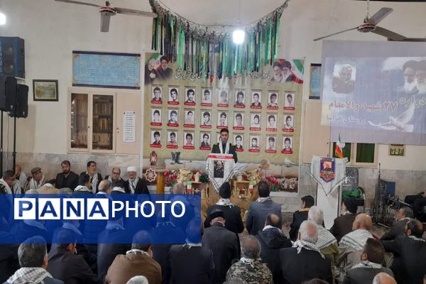 برگزاری یادواره ۲۷ شهید والامقام روستای خراشا