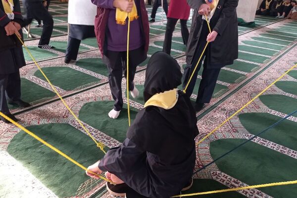 افتتاحیه بخش دوم اردوی تمشک با حضور دانش‌آموزان دختر در اردوگاه شهید محمد منتظری شهریار