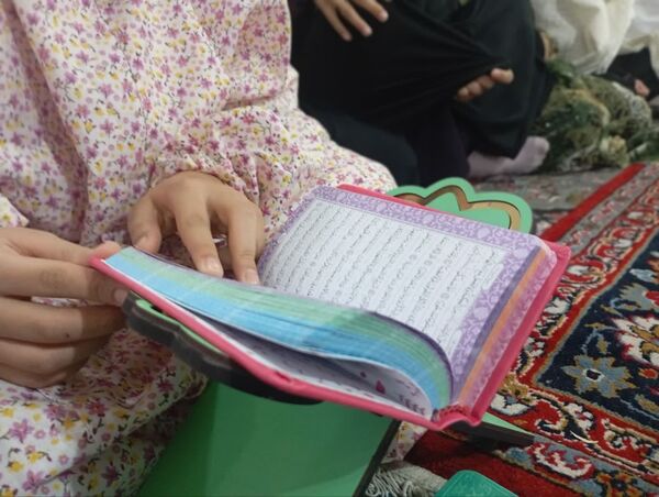 اولین روز اعتکاف دانش‌آموزان در فاروج 