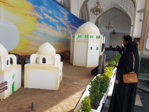 برپایی نمایشگاه «در آستان بقیع» درحرم مطهر رضوی