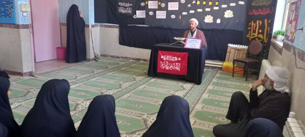مراسم سوگواری ایام فاطمیه در مدارس بخش سراب میمه 