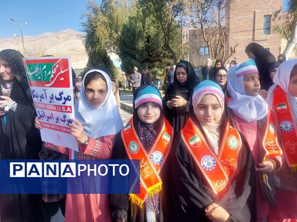 راهپیمائی یوم الله ۲۲بهمن در شهرستان آبدانان