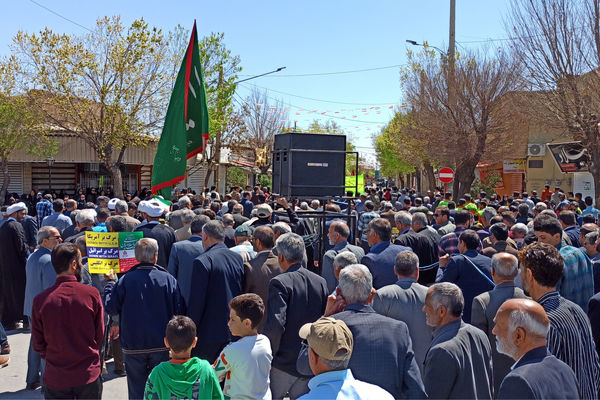 حضور پرشور مردم شهرستان آباده در راهپیمایی روز قدس