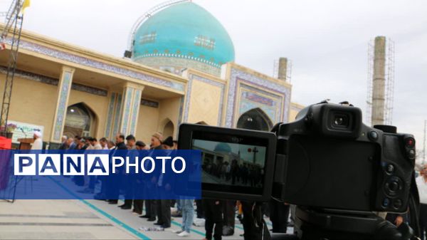 برگزاری با شکوه نماز عید فطر در صفادشت ملارد 