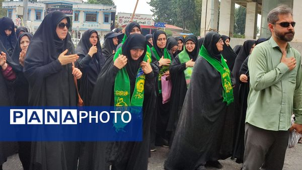 آیین دسته‌روی شهادت امام رضا(ع) در قائمشهر 