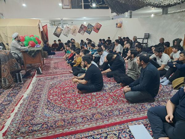 اعتکاف دانش‌آموزی در شهرستان عجب‌شیر