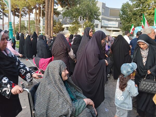 شروع حرکت راهیان عشق از میدان بی بی شطیطه تا مسجد جامع  