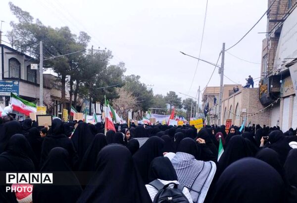 راهپیمایی روز جهانی قدس در شهرستان خلیل‌آباد 