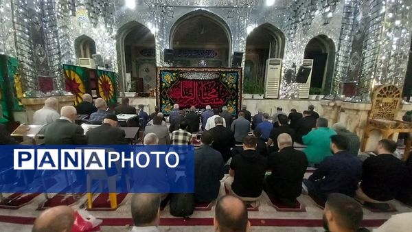 مردم کرج برای شهادت امام صادق (ع) یکپارچه سیاه پوش شدند